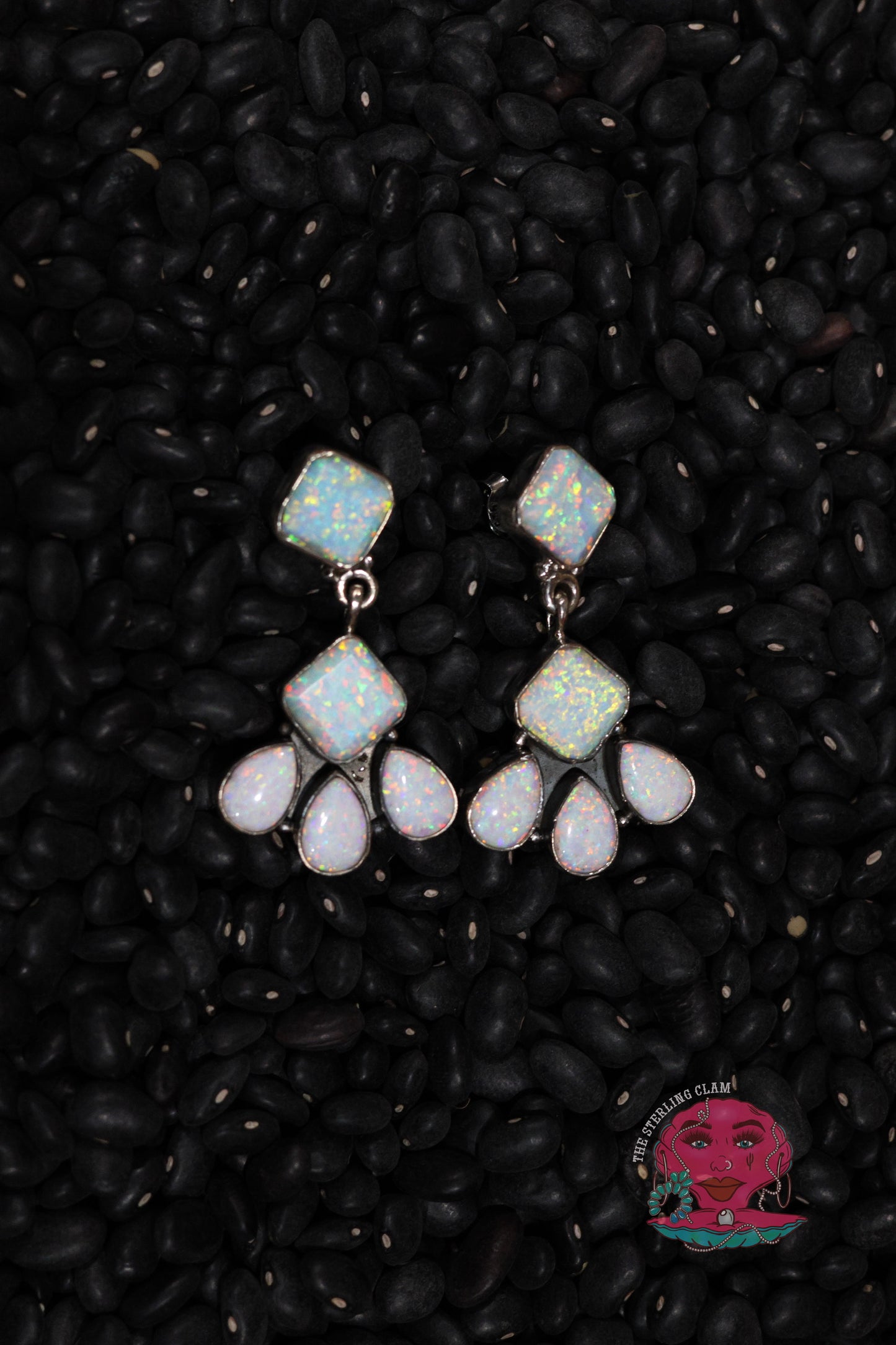 Opal Dangle Earrings